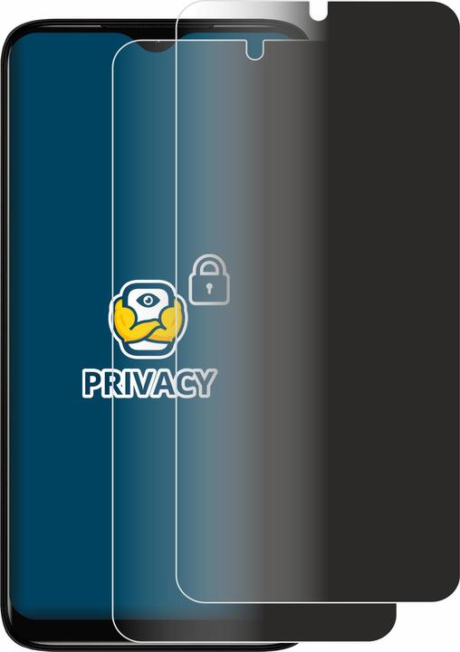 Actual product image BROTECT Anti-spy privacy film Blue light protection film (2 Piece, Nokia C12)
