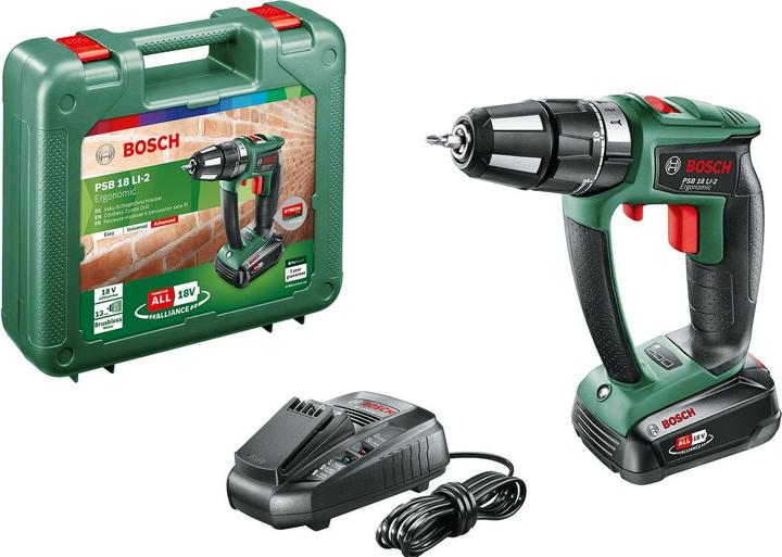 Actual product image Bosch Home & Garden Psb 18 Li-2 (Rechargeable battery operated)