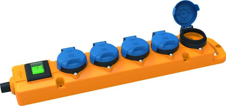 Actual product image Brennenstuhl Steckbatterie BRENNNESTUHLl IP55 (5 x, Type 13, 5 m)