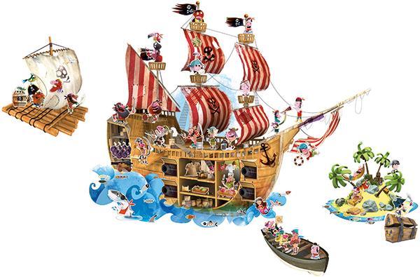 Produktbild Janod Piratenschiff