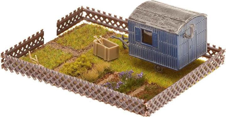 Actual product image Faller Allotment garden with construction trailer