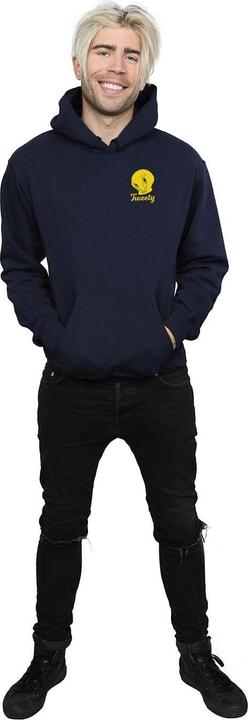 Actual product image Looney Tunes Mens Tweety Pie Head Hoodie (L)