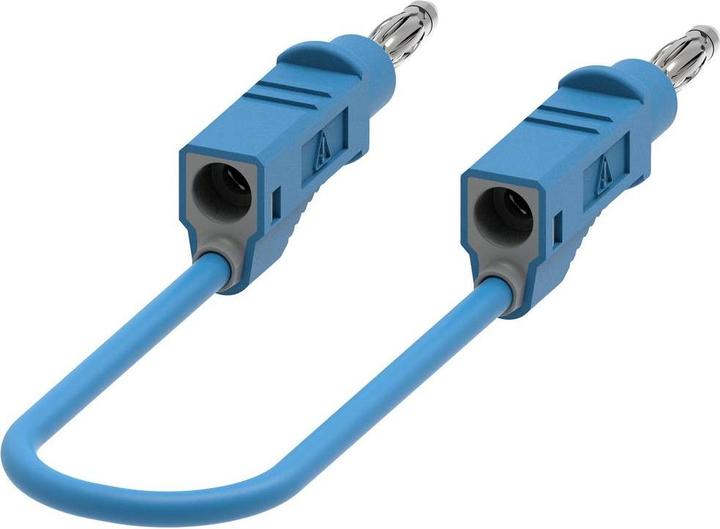Productafbeelding Electro PJP 2110-CD1-50BL Meetkabel (banaanstekker - banaanstekker) 50 cm Bl