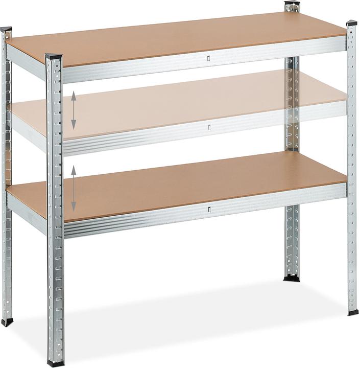 Actual product image Relaxdays Heavy duty shelf
