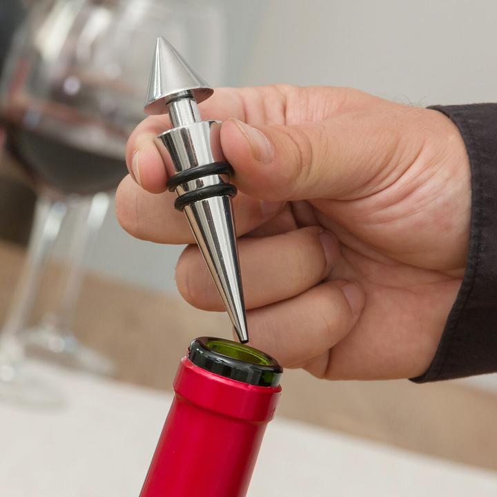 Image du produit InnovaGoods Set cadeau, 5x accessoires pour le vin - Bouteille de vin