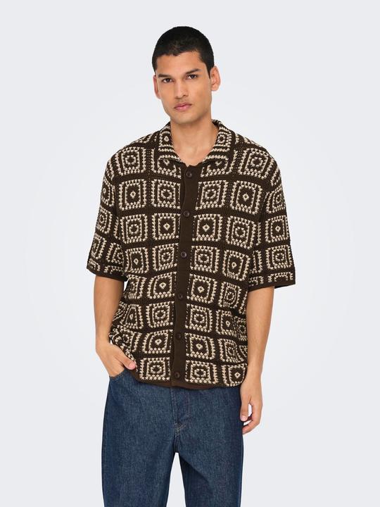 Image du produit Only & Sons ONSBART Gestricktes Poloshirt Polo (L)