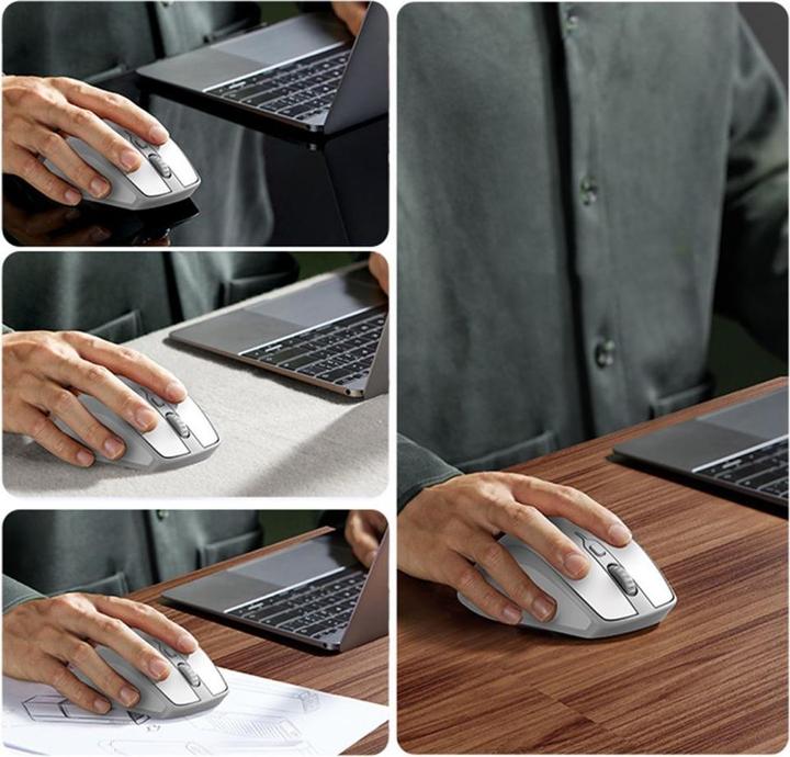 Image du produit Ugreen Souris sans fil MU101 2.4G (blanche) (Sans fil)