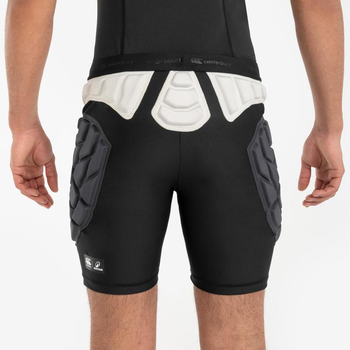Image du produit Offload Short de protection Rugby Femme/Homme - Canterbury S500 noir (S, Short de protection, Modèle unique)