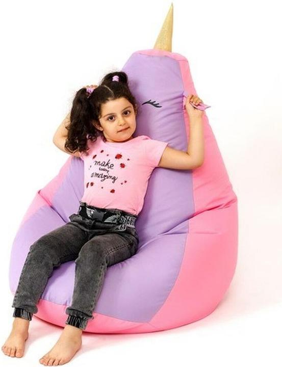 Produktbild Go Gift Sako Tasche pouf Einhorn rosa-lila L 105 x 80 cm