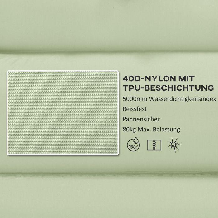Immagine prodotto Swisshandel24 Materassino gonfiabile, materassino da campeggio, idrorepellente, resistente agli strappi, con