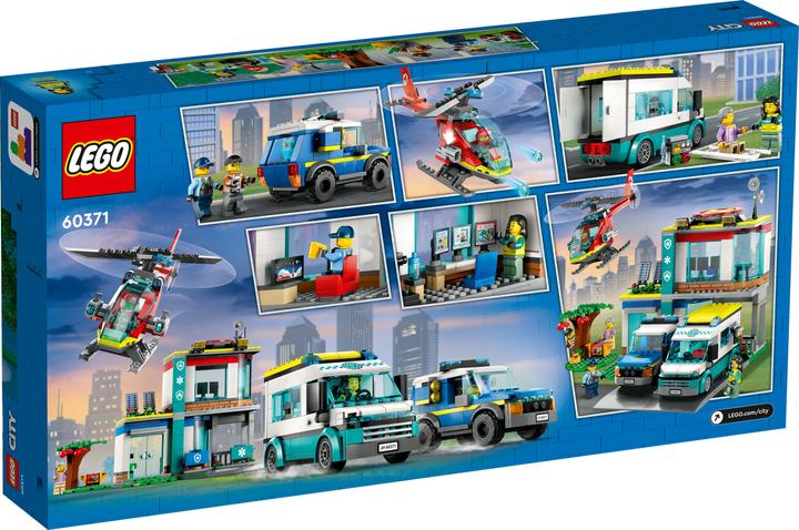 Immagine prodotto LEGO 60371 Sede del veicolo di soccorso (60371, LEGO City)