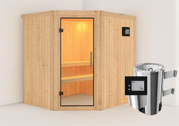 Produktbild Karibu Lilja ohne Dachkranz (Plug & Play 3,6 KW externe Steuerung)