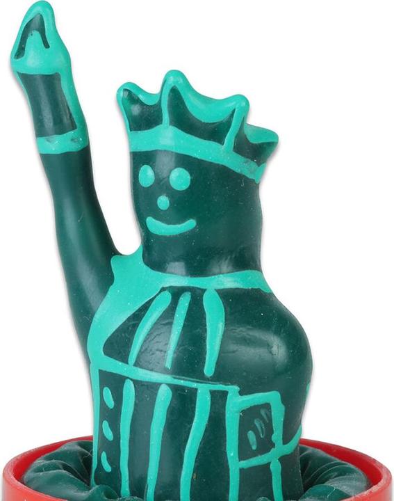 Productafbeelding Erco Scherzkondom mit Figur «Freiheitsstatue» 1 Stück, handbemalt, ohne Gleitmittel, Naturkautschuklatex (1 Pcs.)