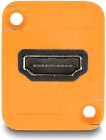 Immagine prodotto Delock Modulo di tipo D da presa HDMI-A a presa 4K arancione (HDMI, 3.30 cm)