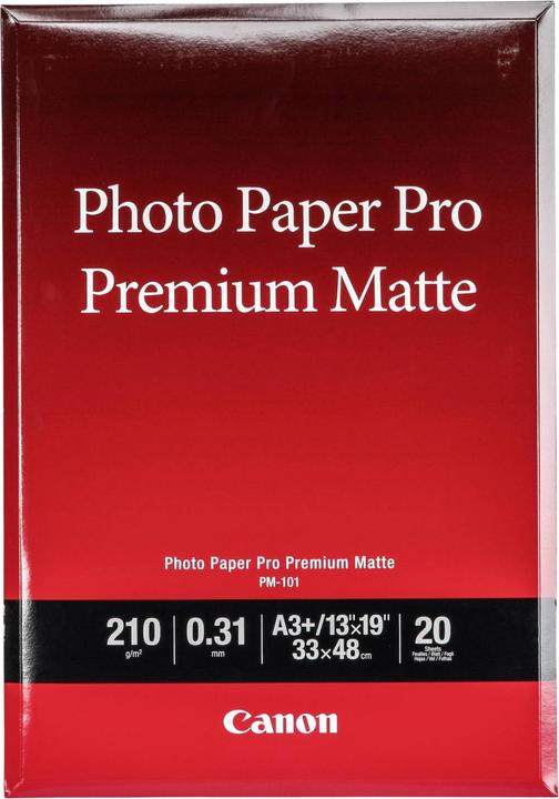 Actual product image Canon PM-101 Premium (210 g/m², A3+, 20 x)