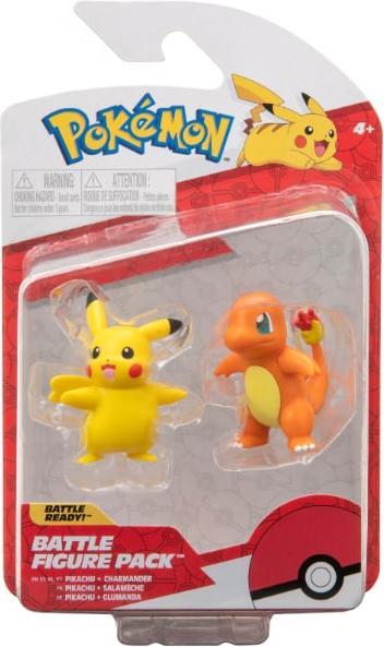 Immagine prodotto Jazwares POKEMON - FIGURA DI BATTAGLIA 2 PK CHARMANDER E PIKACHU - (PKW2852)