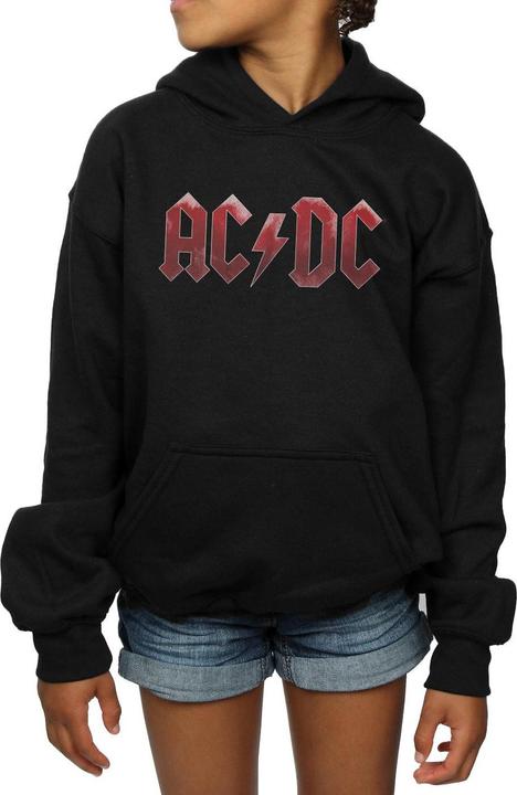 AC/DC Red Ice Logo Kapuzenpullover Mädchen