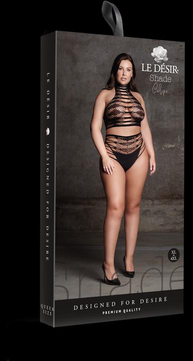 Actual product image Le Désir Carpo XLVI - Two Piece with Turtleneck, Crop Top and Pantie - Plus Size (One size)
