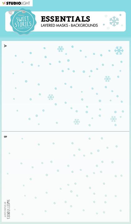 Produktbild Studio Light | Sweet Stories Mask Stencil Background snowfall