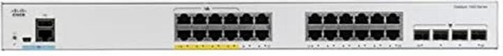 Produktbild Cisco 24 Port Rail PoE+ Switch C1000-24FP-4G-L (24 Ports)