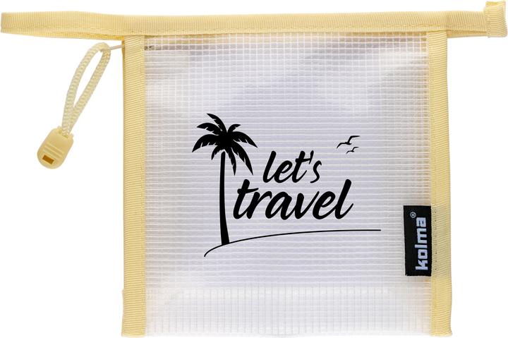 Actual product image Kolma Mesh Bag crème "let's travel" (Case)