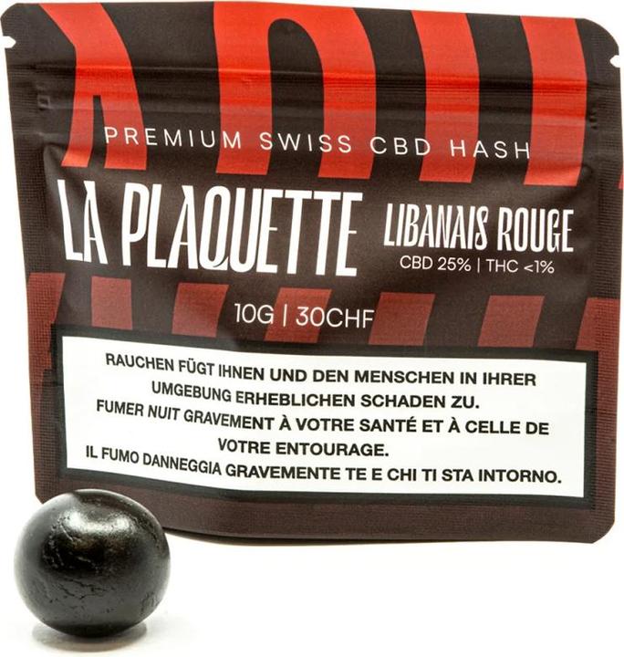 Produktbild La Plaquette CBD Hash - Libanais Rouge (10 g)
