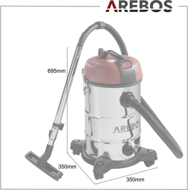 Produktbild Arebos Industriestaubsauger (Nass-Trockensauger)