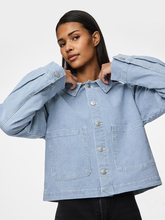 Produktbild Pieces PCBILLO GESTREIFTE Jeansjacke (XL)