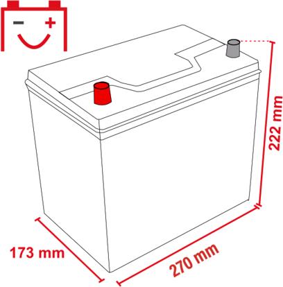 Image du produit Exide Excell (12 V, 70 Ah, 540 A)