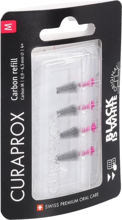 Immagine prodotto Curaprox Il nero è bianco-CPS Carbon M ricarica 4 pz. (4 x, 6.50 mm)
