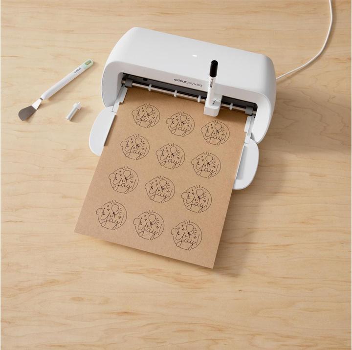 Produktbild Cricut Stickerpapier Joy Xtra Kraft 24 x 30cm, 4 Bögen, Braun (4 x)