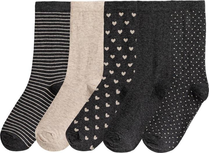 Image du produit La Redoute Collections Lot de 5 chaussettes (Pack de 5, 38, 41)
