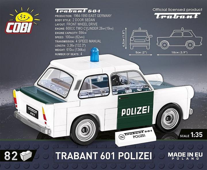 Produktbild Cobi Trabant 601 Polizei