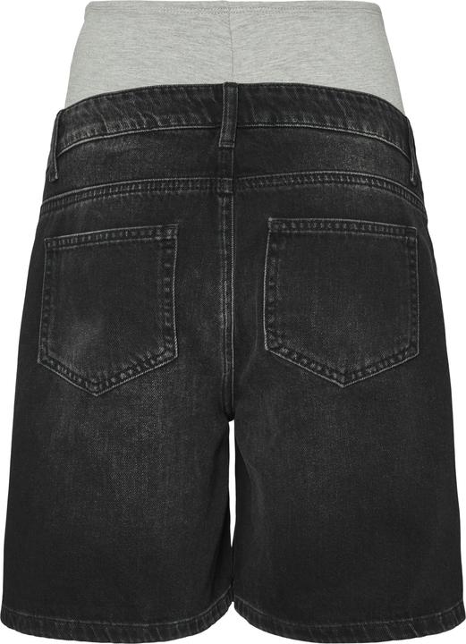 Produktbild Mamalicious Normal geschnitten Mid Rise 5-Pocket-Shorts Jeans-Shorts (XS)