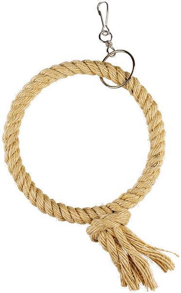 Duvoplus Corde à anneaux en sisal M, 50 x 30 x 5 cm