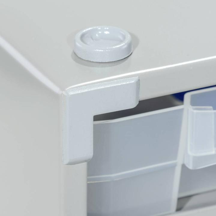 Produktbild Allit Metall-Kleinteilemagazin, HxBxT 565x300x140 mm, 60 Schubladen, 60 Trennstege (14 cm, 56.50 cm)