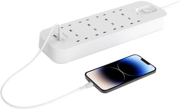 Actual product image Belkin Surgemaster surge protection (8 x, 2 m)