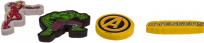 Actual product image Magni Avengers eraser 4 pieces