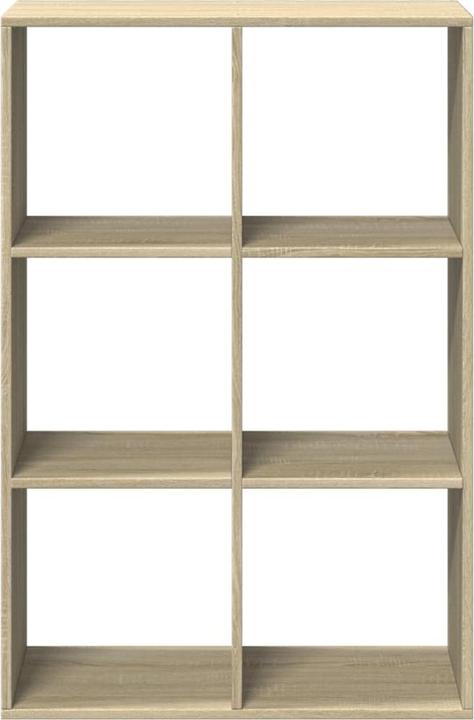 Immagine prodotto VidaXL Divisorio per ambienti Libreria Scaffale in piedi Scaffale per ufficio Scaffale a cubo Rovere Sonoma (69,5 x 29 x 103,5 cm)