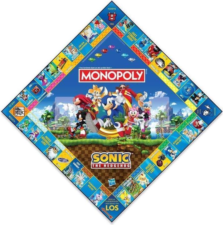 Immagine prodotto Winning Moves Monopoly gioco da tavolo Sonic the Hedgehog *versione tedesca* (Tedesco)