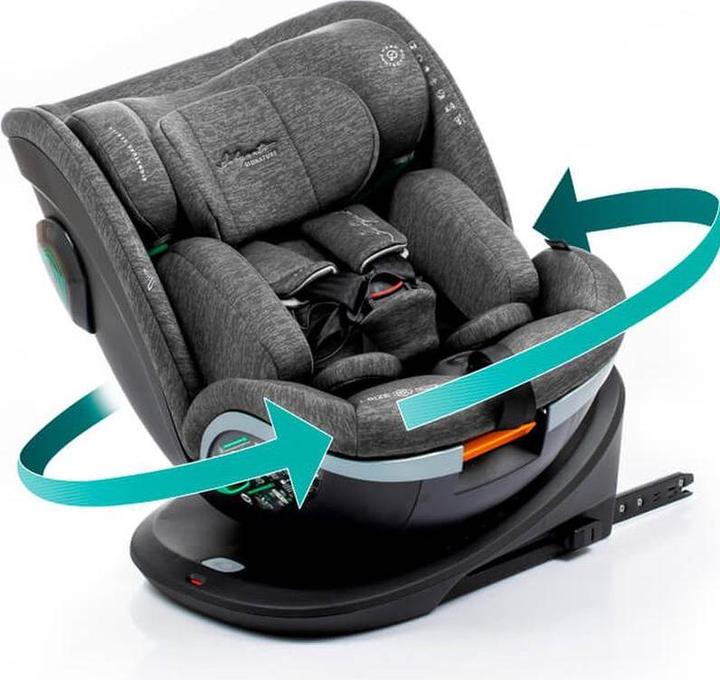 Actual product image Babyauto Xperta i-Size autostoel - 360 met isofix - Dobby Grey (Reboarder, ECE R129/i-Size Standard)