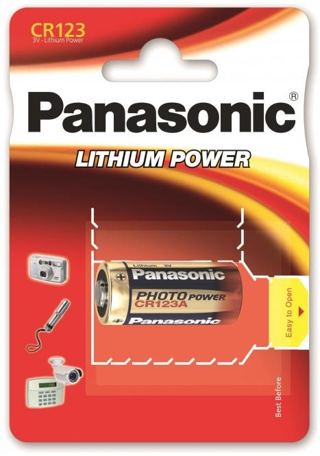 Immagine prodotto Panasonic Photo Lithium (1 pz., CR123A, 1400 mAh)