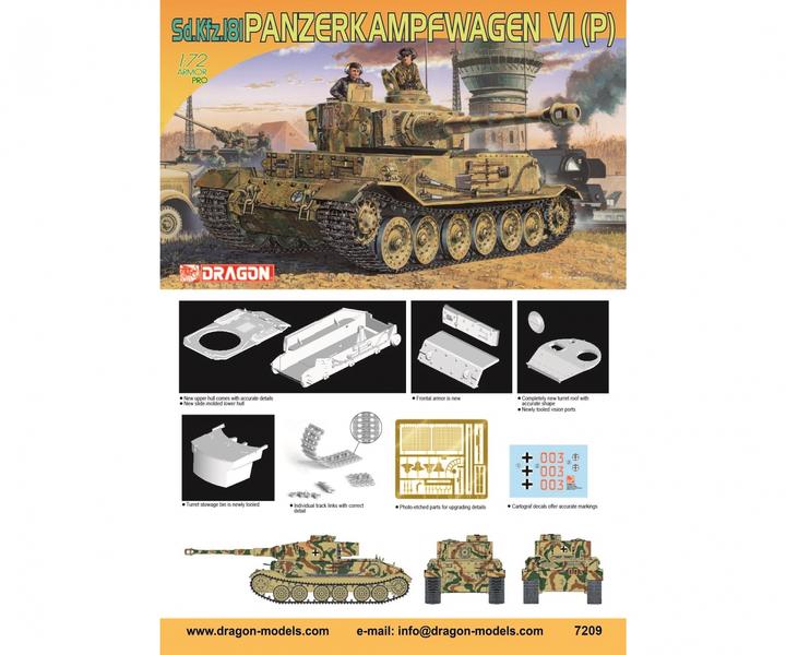 Image du produit 1:72 Sd.Kfz.181 Véhicule de combat blindé VI(P)