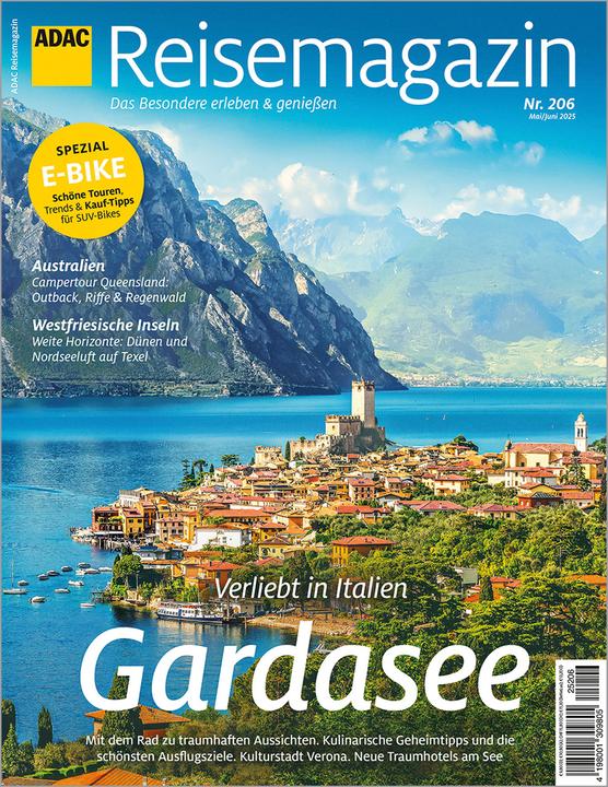 Adac Reisemagazin mit Titelthema Gardasee (German, 2025)