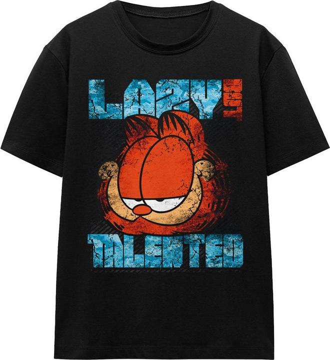 Immagine prodotto Garfield Lazy But Talented Maglietta Effetto invecchiato Adulto Unisex (XL)