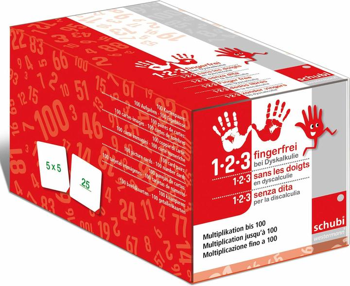 Produktbild 1-2-3 fingerfrei bei Dyskalkulie 4 - Multiplikat. (Deutsch)