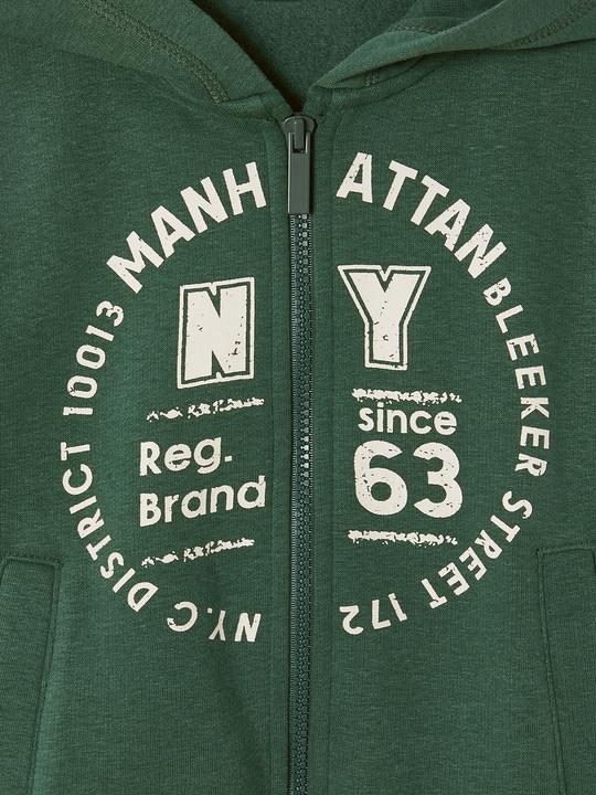 Image du produit Vertbaudet Sweat à capuche sport garçon zippé BASIC (98)