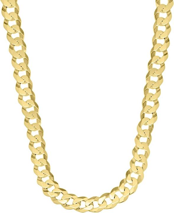 Image du produit Candy Collier blindé Hemera 7.7 mm, argent sterling 925, plaqué or (Argent sterling 925, Plaqué or 18k, 50 cm)