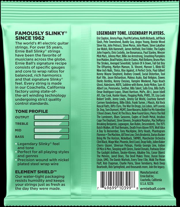 Actual product image Ernie Ball Set of strings, Slinky Nickel, Hyper 8-42 (6 x, Electric guitar, 0.04")