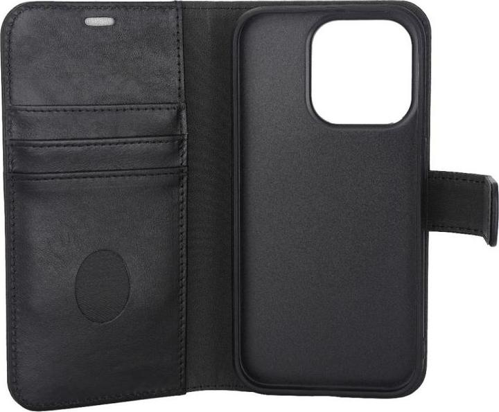 Actual product image Radicover Radiation Protection Wallet Vegan Leather 2in1 MAGSAFE iPhone 15 PRO Black (Apple iPhone 15 Pro)